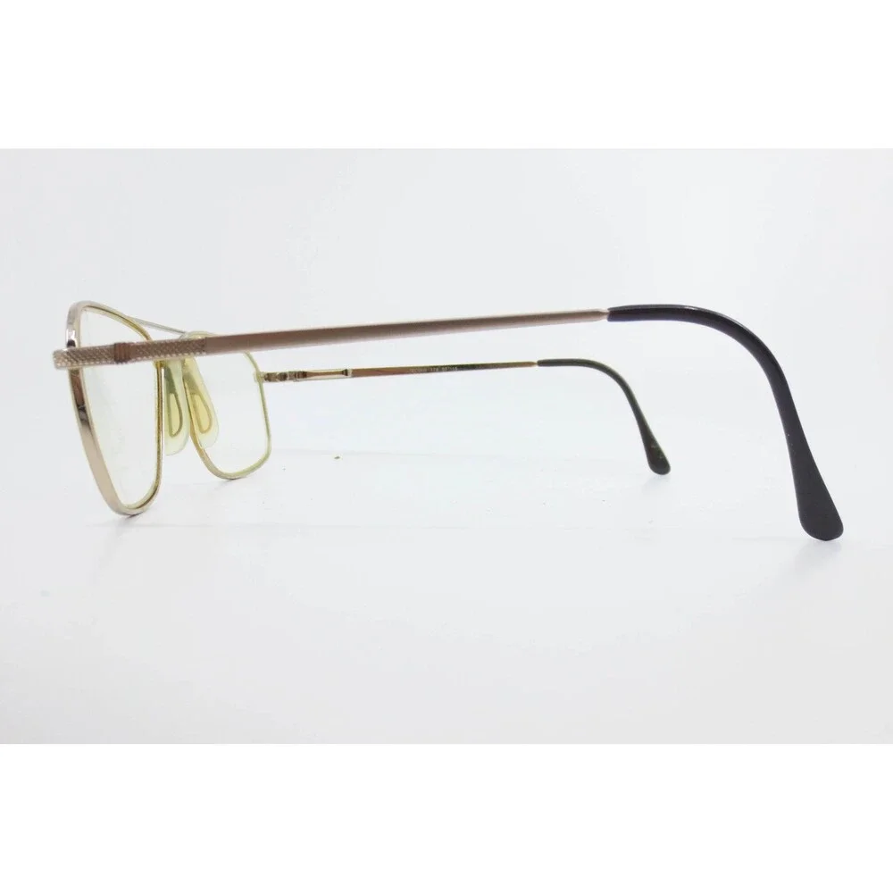 Zyloware Sono 178 Gold Aviator Eyeglasses Frames 57-16-140 Vintage Mens 057